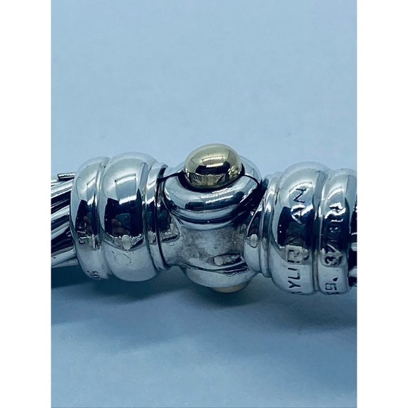 David Yurman Hinge Watch Case Bangle Bracelet 925 585 - Picture 16 of 16